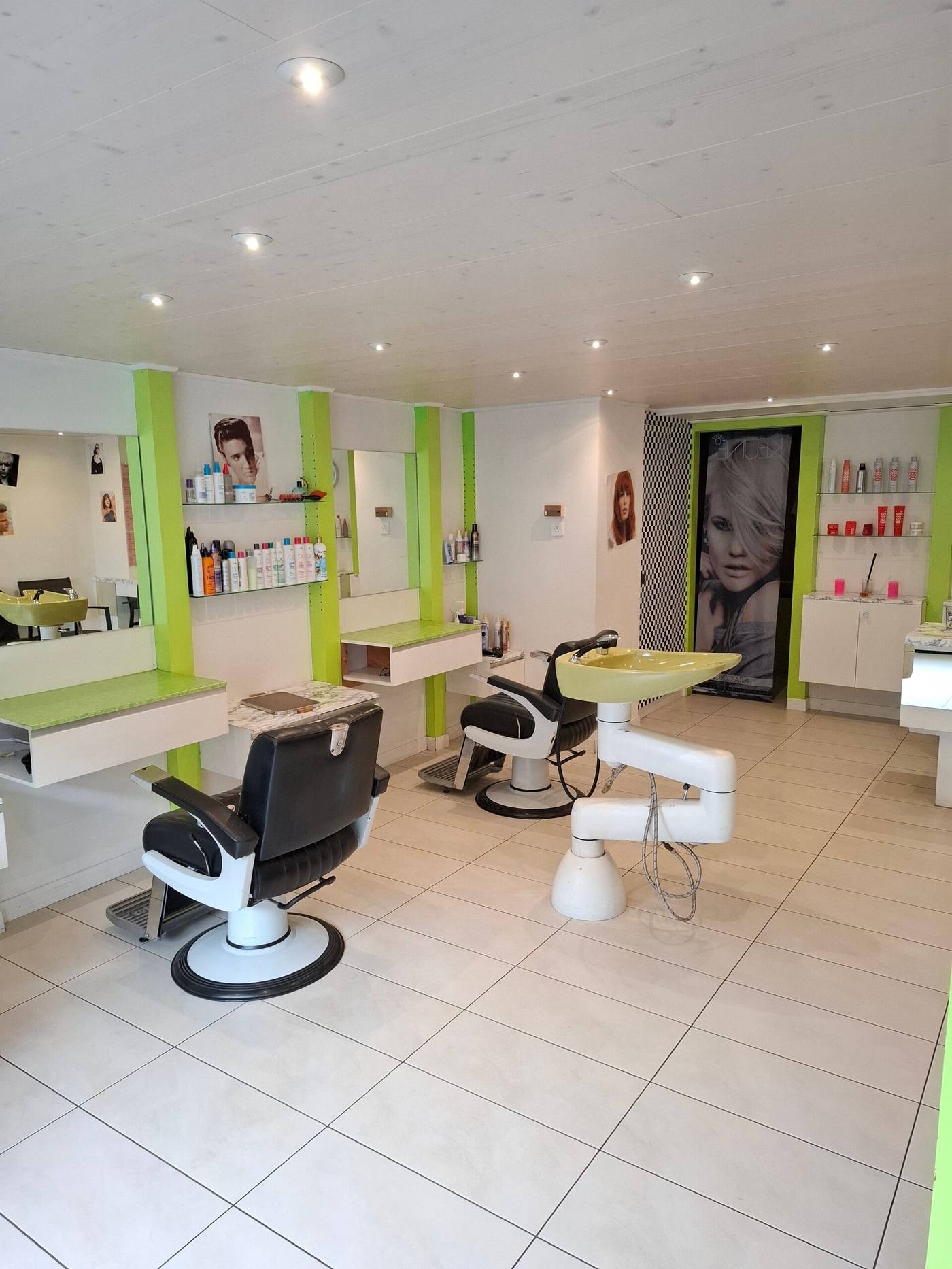 Innenansicht des Coiffeursalons Coiffeur Star in Aarberg